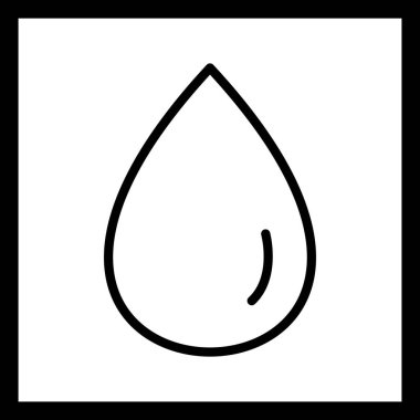 İllüstrasyon Yağmur Damlası Simgesi