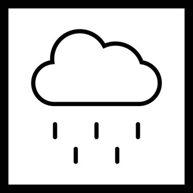 İllüstrasyon Yağmur Simgesi