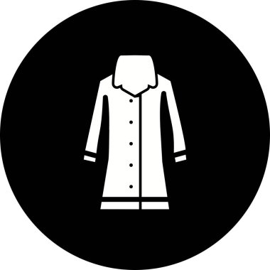 İllüstrasyon Yağmur Ceket Simgesi