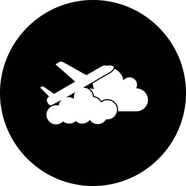 İllüstrasyon Düzlem bulut Simgesi