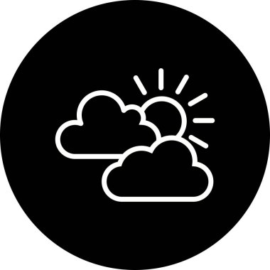 İllüstrasyon Sunny Icon