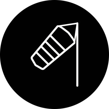 İllüstrasyon Rüzgarlı Simge