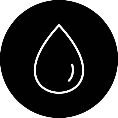 İllüstrasyon Yağmur Damlası Simgesi
