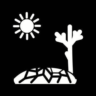 İllüstrasyon Kuraklık Simgesi