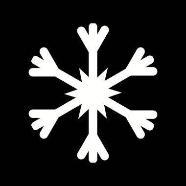 İllüstrasyon Kar Tanesi Simgesi