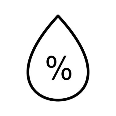 İllüstrasyon Nem Simgesi