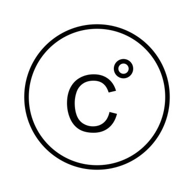 İllüstrasyon Santigrat Simgesi