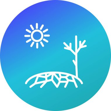 Illustartion Kuraklık Simgesi
