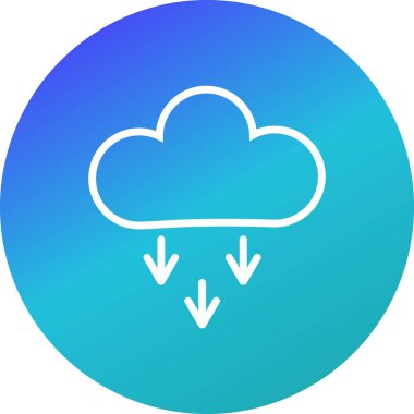 İllüstrasyon Önsipitasyon Simgesi