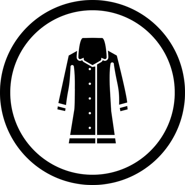 Illustration  Rain Coat Icon — Stock Photo, Image