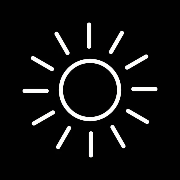 Illustration  Sun Icon — Stock Photo, Image