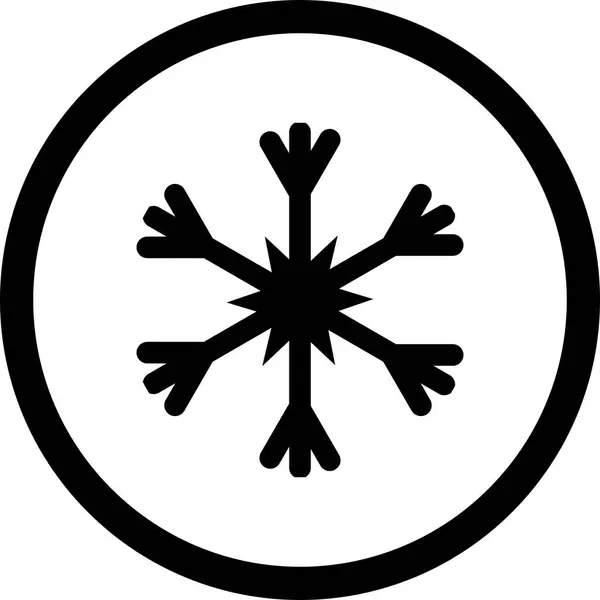 Illustration Schneeflockensymbol — Stockfoto