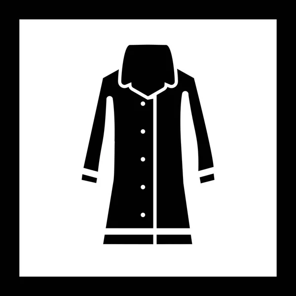 Illustration  Rain Coat Icon — Stock Photo, Image