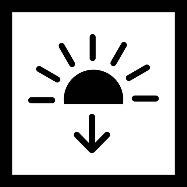 Illustration Sonnenuntergang-Symbol — Stockfoto