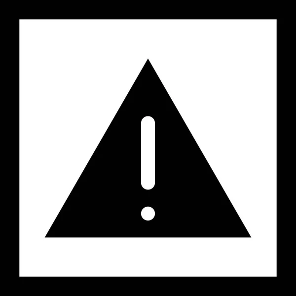 Ikon för illustration varnings tavla — Stockfoto