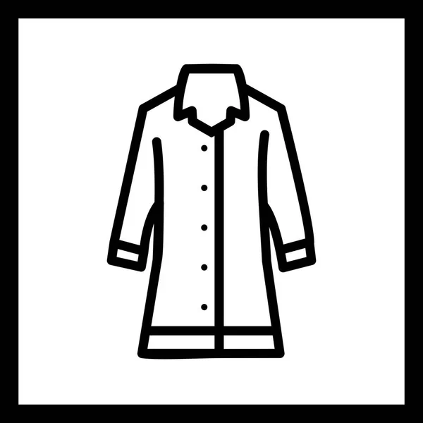 Ilustracja płaszcz deszcz ikona — Zdjęcie stockowe