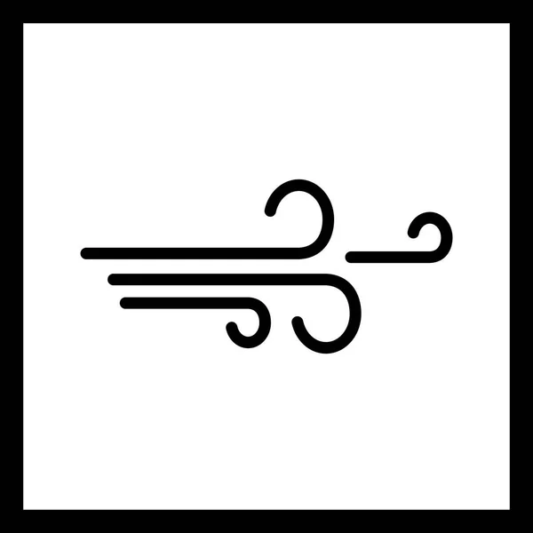 Ilustracja ikona wiatru — Zdjęcie stockowe