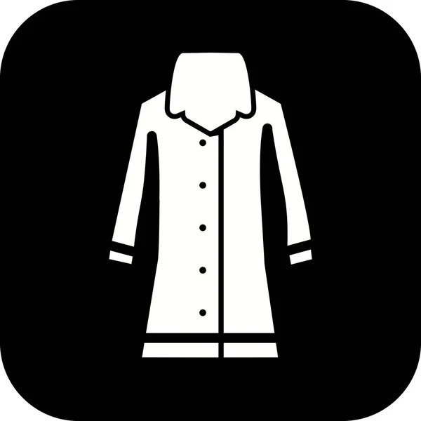 Illustrazione Icona del cappotto pioggia — Foto Stock