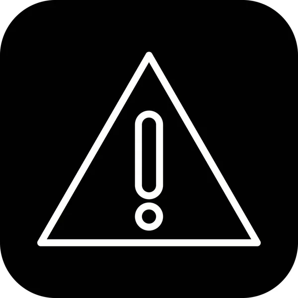 Illustration Warning board Icon — Stock Photo, Image