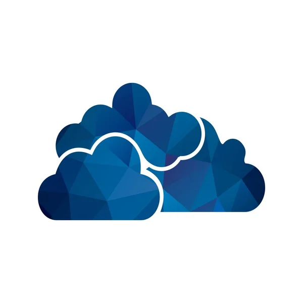 Ilustración Cloudy Icon — Foto de Stock