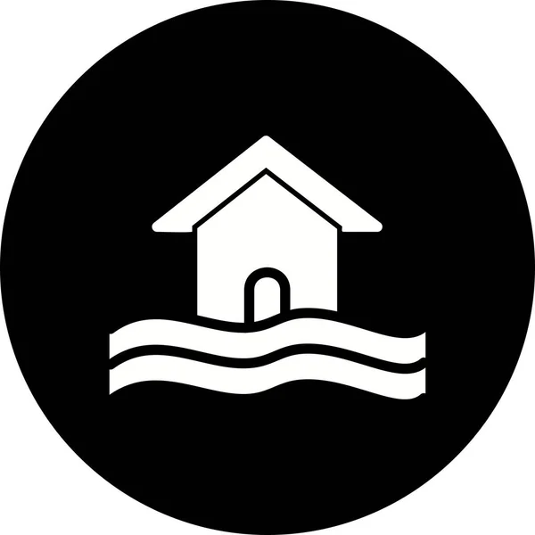 Illustration Flood Symbol Icon — Stock Photo, Image