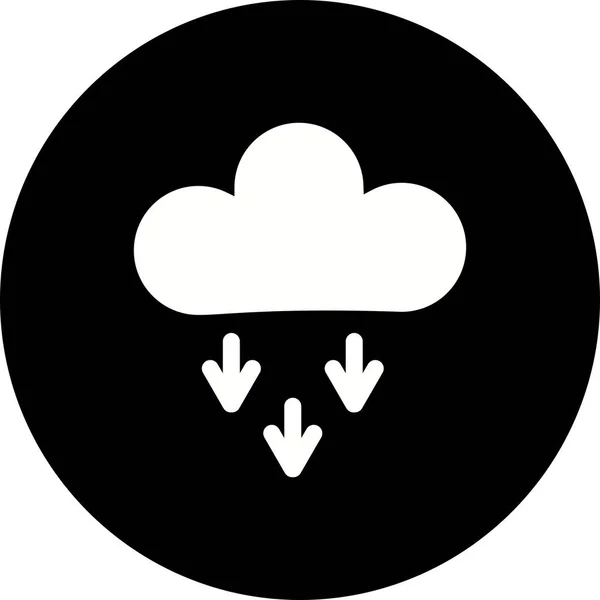 Icono de presipitación de ilustración — Foto de Stock