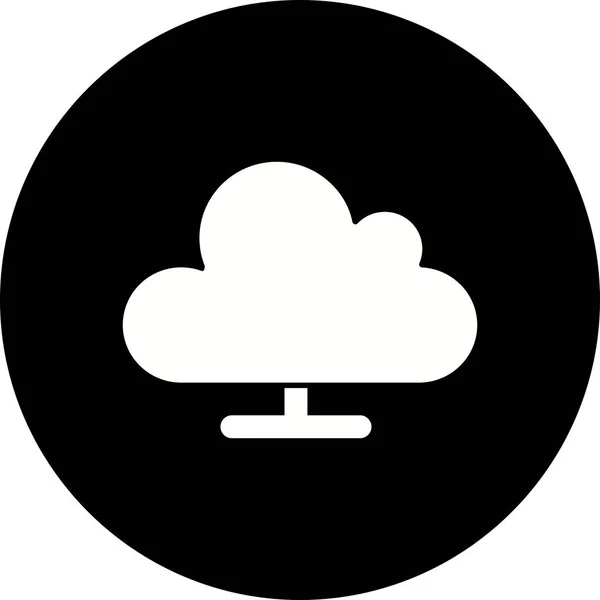 Ilustração Cloud Computing Icon — Fotografia de Stock