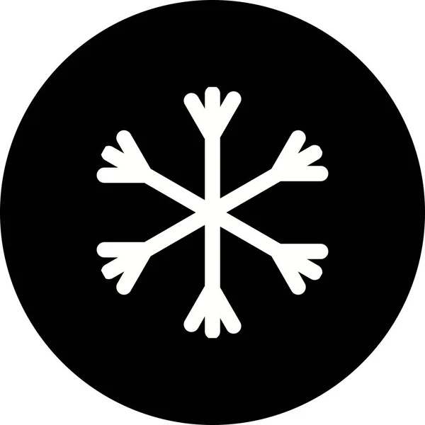 Illustratie sneeuw pictogram — Stockfoto