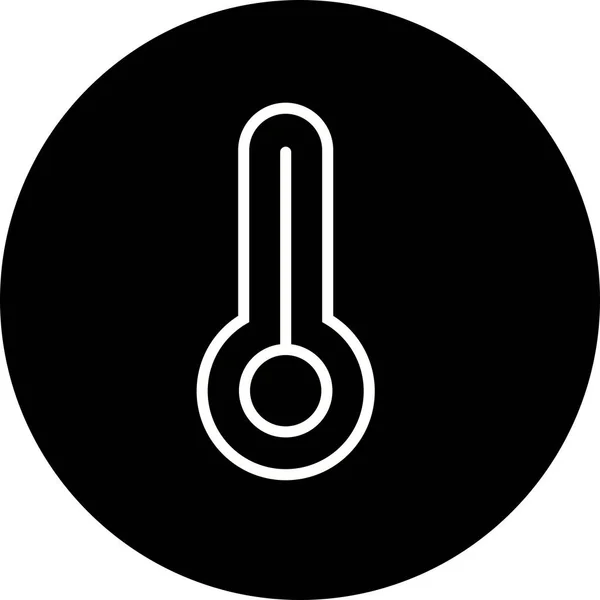 Иллюстрация значка температуры — стоковое фото
