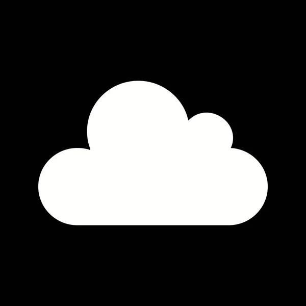 Illustration Wolkensymbol — Stockfoto