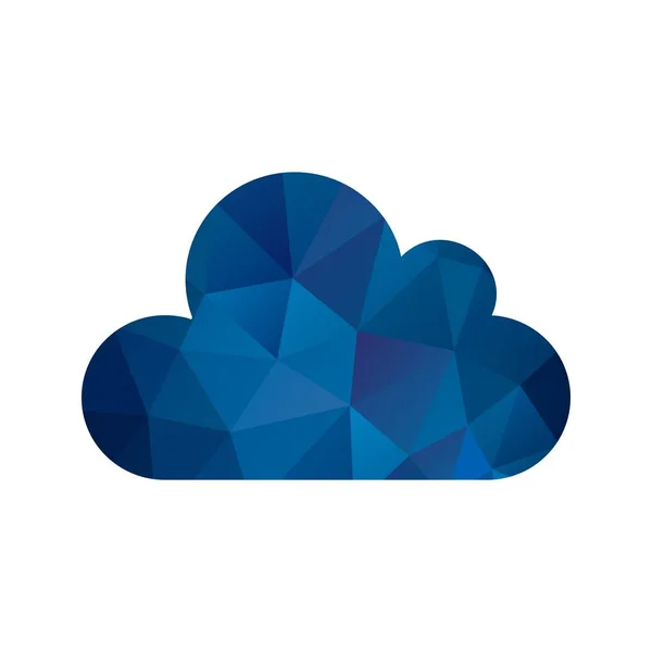 Illusztrációs felhő ikon — Stock Fotó
