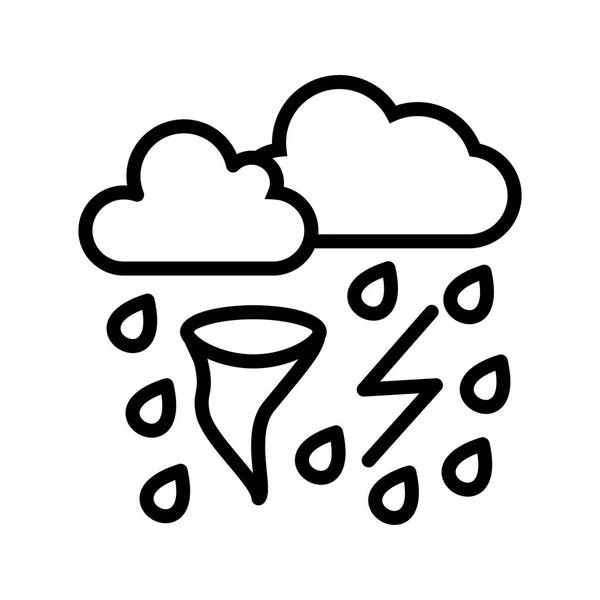 Икона плохой погоды — стоковое фото