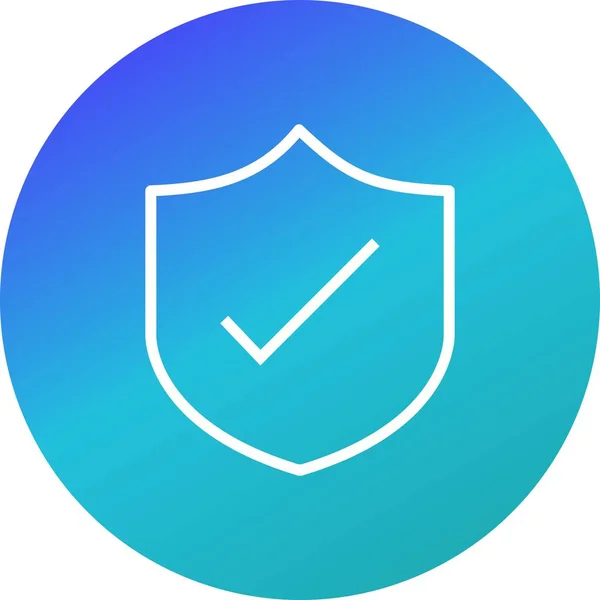 Illustration Shield Icon — Stock Photo, Image