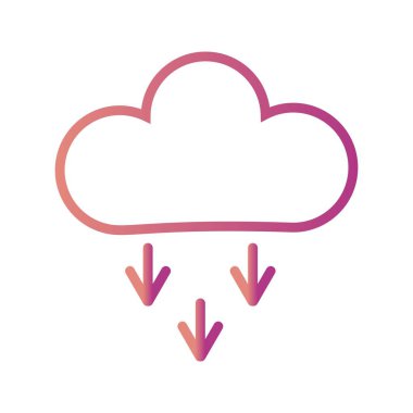 İllüstrasyon Önsipitasyon Simgesi