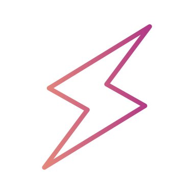 İllüstrasyon Şimşek Düğmesi Simgesi