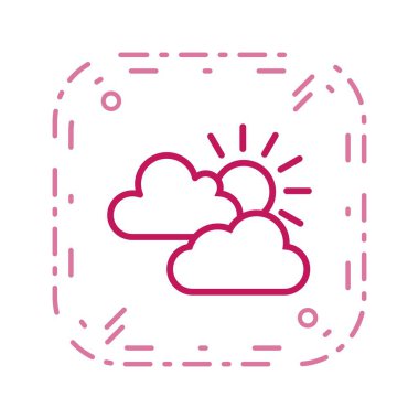 İllüstrasyon Sunny Icon