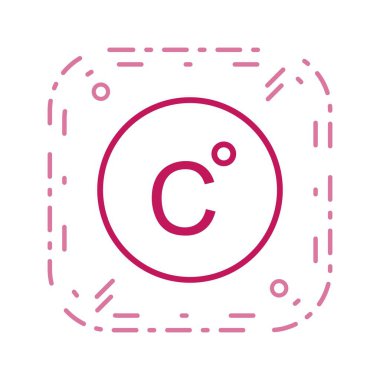 İllüstrasyon Santigrat Simgesi