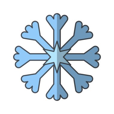 İllüstrasyon Kar Tanesi Simgesi