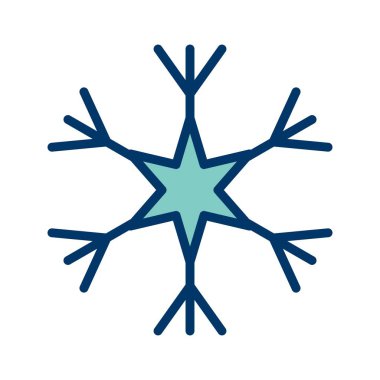 İllüstrasyon Kar Tanesi Simgesi