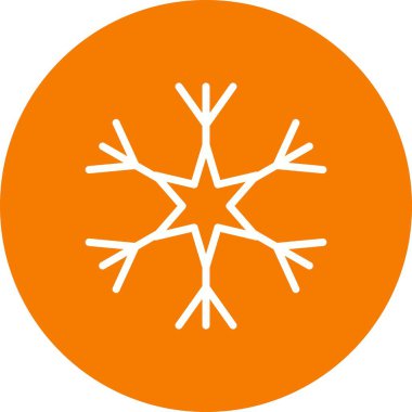 İllüstrasyon Kar Tanesi Simgesi