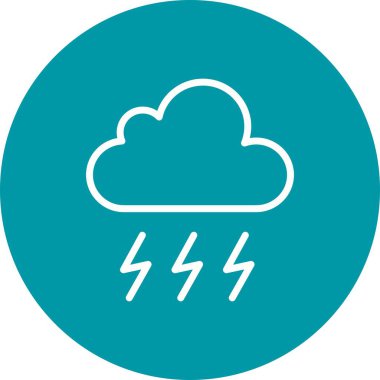 İllüstrasyon Fırtına Simgesi