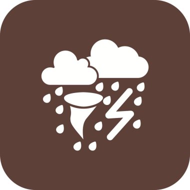 İllüstrasyon Kötü Hava Simgesi