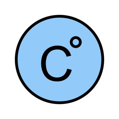 İllüstrasyon Santigrat Simgesi