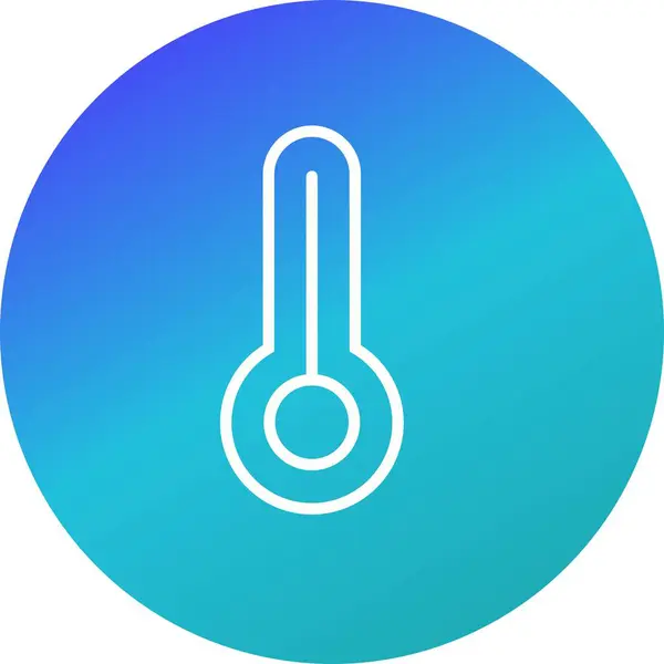 Icono de temperatura de ilustración — Foto de Stock