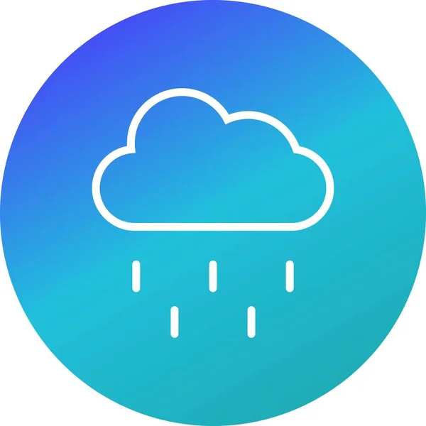 Icono de lluvia de ilustración — Foto de Stock