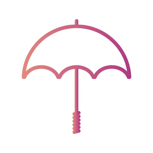 Ícone de guarda-chuva de ilustração — Fotografia de Stock