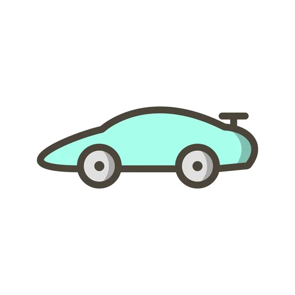 Illustratie sport auto pictogram — Stockfoto