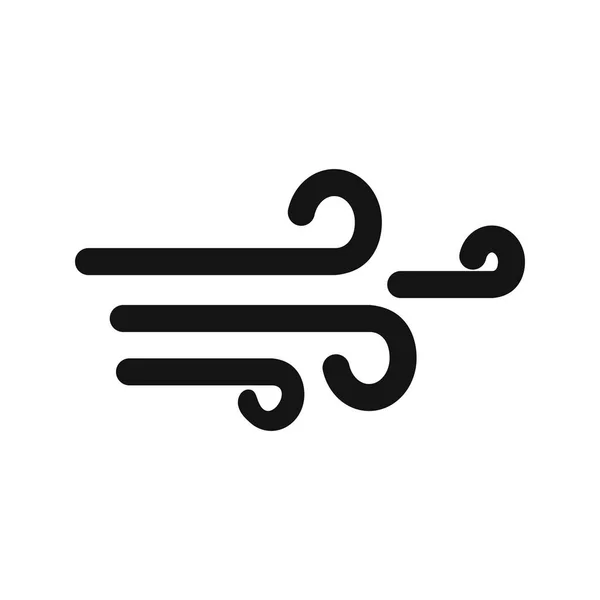 Ilustracja ikona wiatru — Zdjęcie stockowe