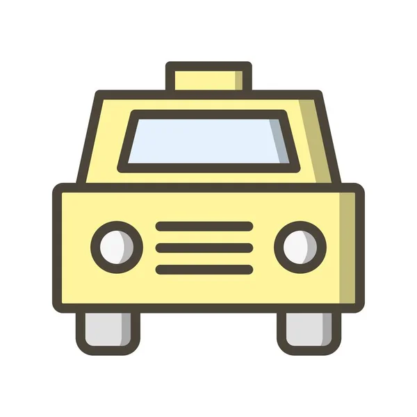 Ilustración Taxi Icono —  Fotos de Stock