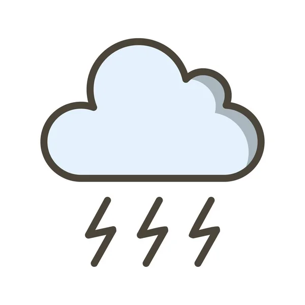 Illusztráció Storm Icon — Stock Fotó